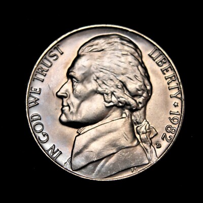 1982-D Jefferson Nickel BU+++++Full Steps | eBay