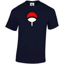 Anime Naruto Sasuke Uchiha Family Symbol Japanese T-shirt Adults, Teens & Kids