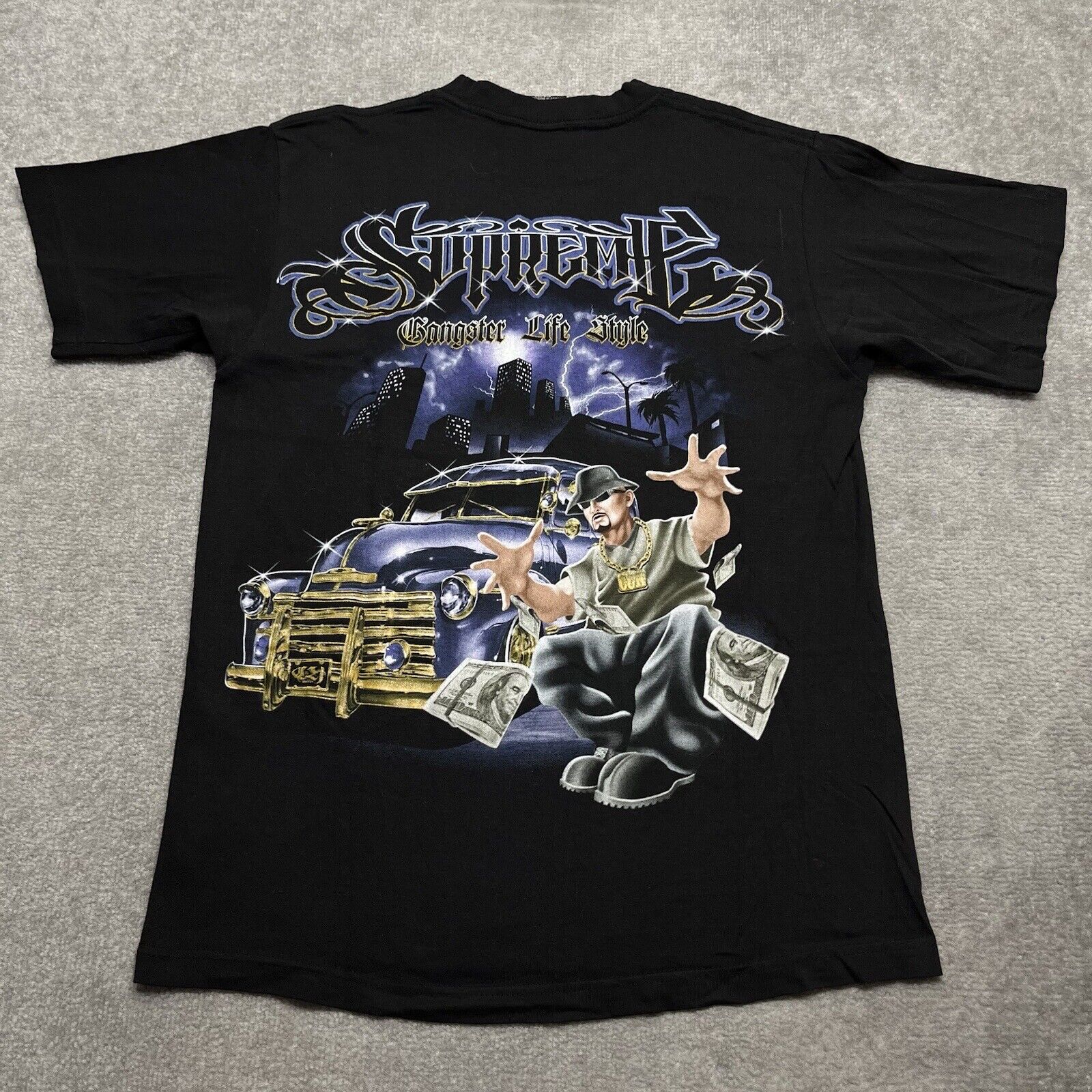 Lowrider Supreme Gangster Life Style T-shirt Men’… - image 1