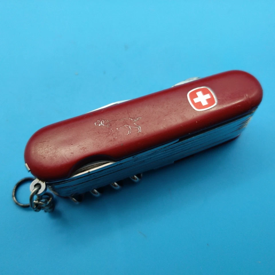 USED Wenger Large Swiss Army SETTER POINTER Pocket Knife Multi-Tool RARE - Image 2 of 4