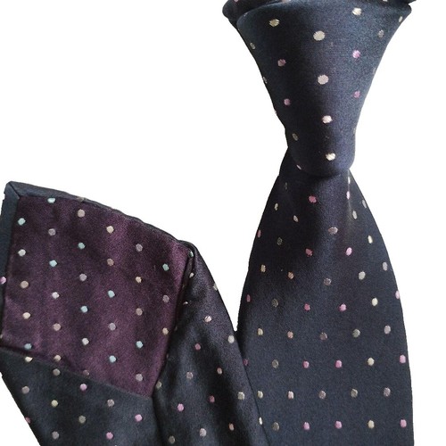 小物 Paulsmith polka dot tie PS Paul Smith Polka Dot Silk Tie, Blue Polka Dot