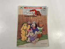 Vintage Pound Puppies Color and Activity Book 1986 Tonka Golden