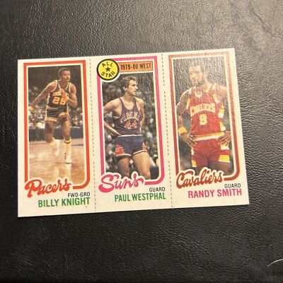 Billy Knight Paul Westphal Randy Smith 1980 81 Topps All Star Checklist Cb20