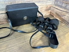 Vintage Sears Binoculars 7x35mm Wide Angle Coated Model 445.25110 with Case