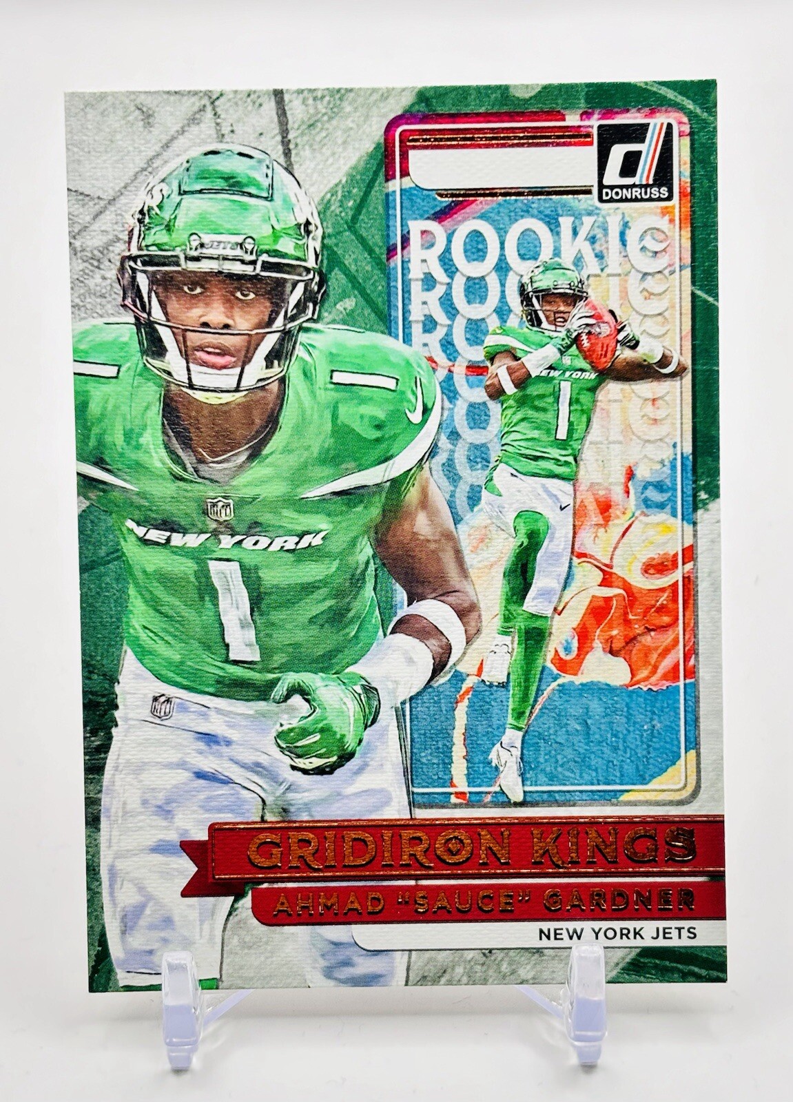 Ahmad Sauce Gardner 2022 Panini Donruss Gridiron Kings Rookie #RGK-18