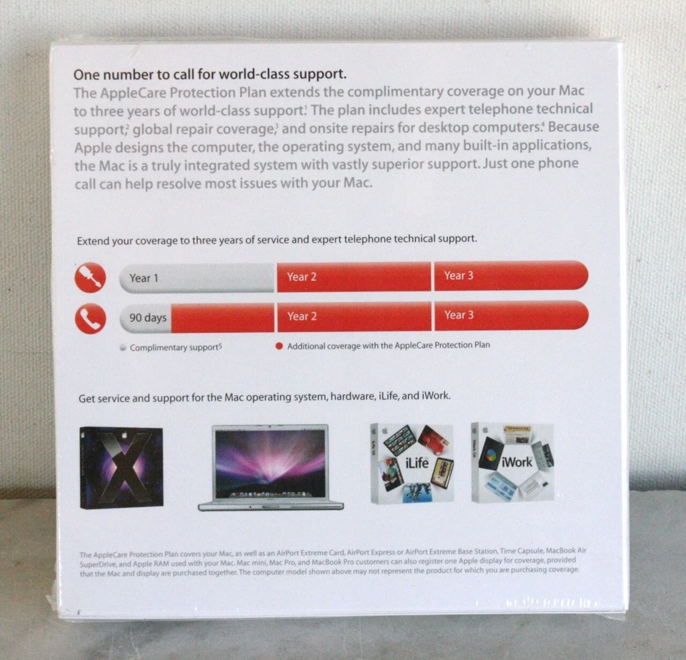 APPLECARE Protection Plan CD. NEW in Box Auto Enroll for Mac - Image 3 of 4