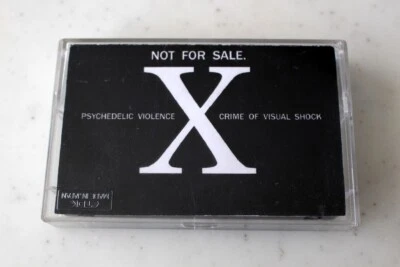 X Japan Cassette Tape PSYCEDELIC VIOLENCE CRIME OF VISUAL SHOCK 1988.6.6 Shibuya - Image 1 of 4
