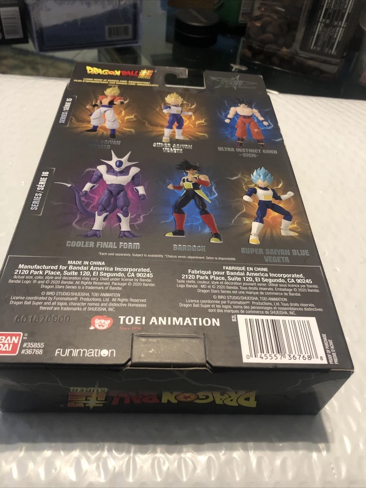 Figura de acción Bandai Dragon Ball Stars serie 15 Super Saiyan Gogeta totalmente nueva Foto 3 de 3