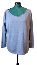 V-Neck Basic Long Sleeve Womens T-Shirt Casual
