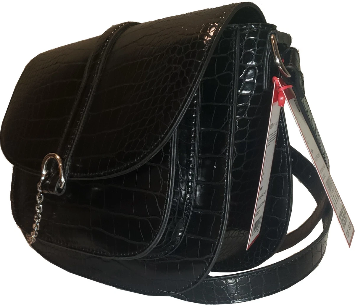 Purse Strap - Black Gator