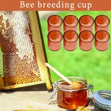 500Pcs Queen Rearing System Honeybee Cultivating Cage Beekeeping Box Bee Cup