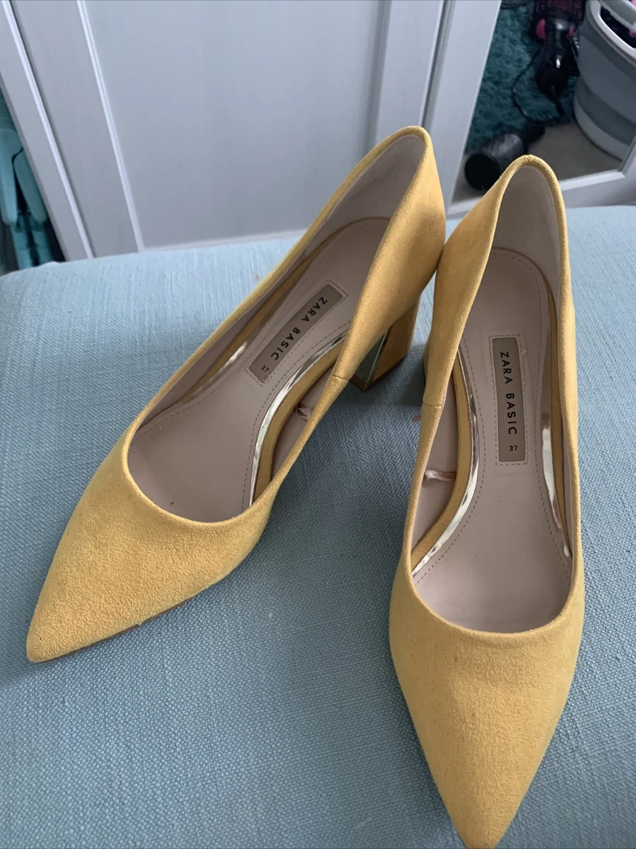 Zara mustard shoes sales