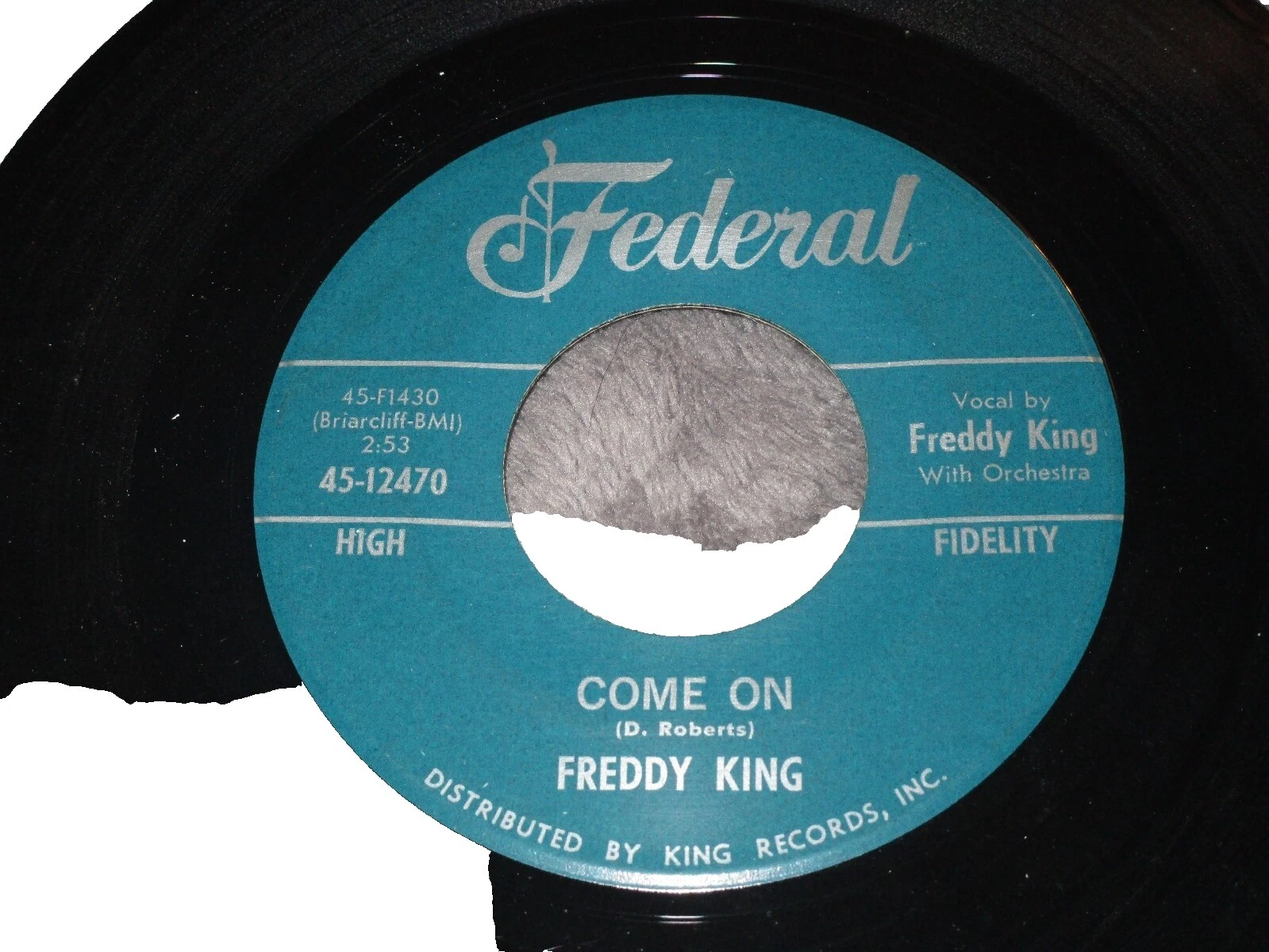 Rock Single Freddie King Vinyl Records
