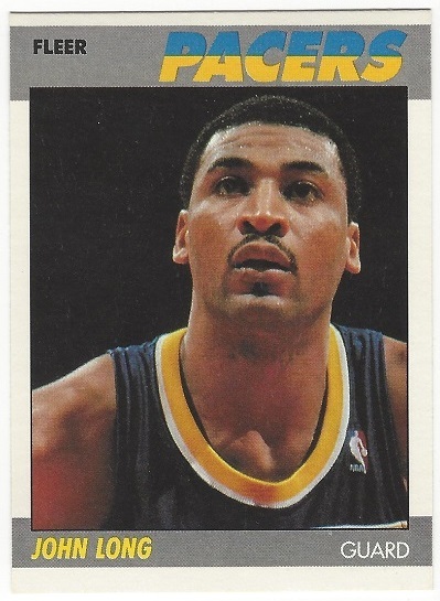 1987-88 FLEER BASKETBALL #65 JOHN LONG - NEAR MINT-