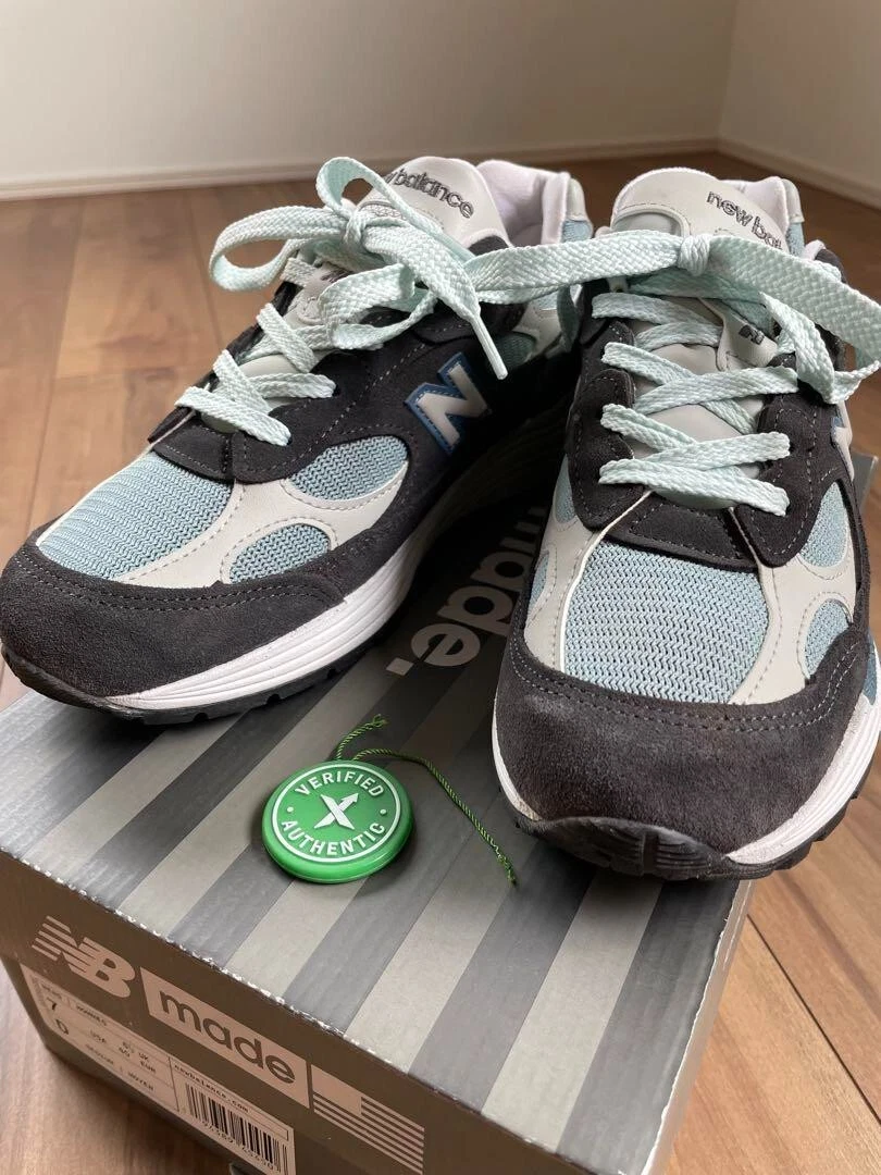 New Balance Kith 992 Steel Blue Spring M992KT US 7 Original Limited Sneaker