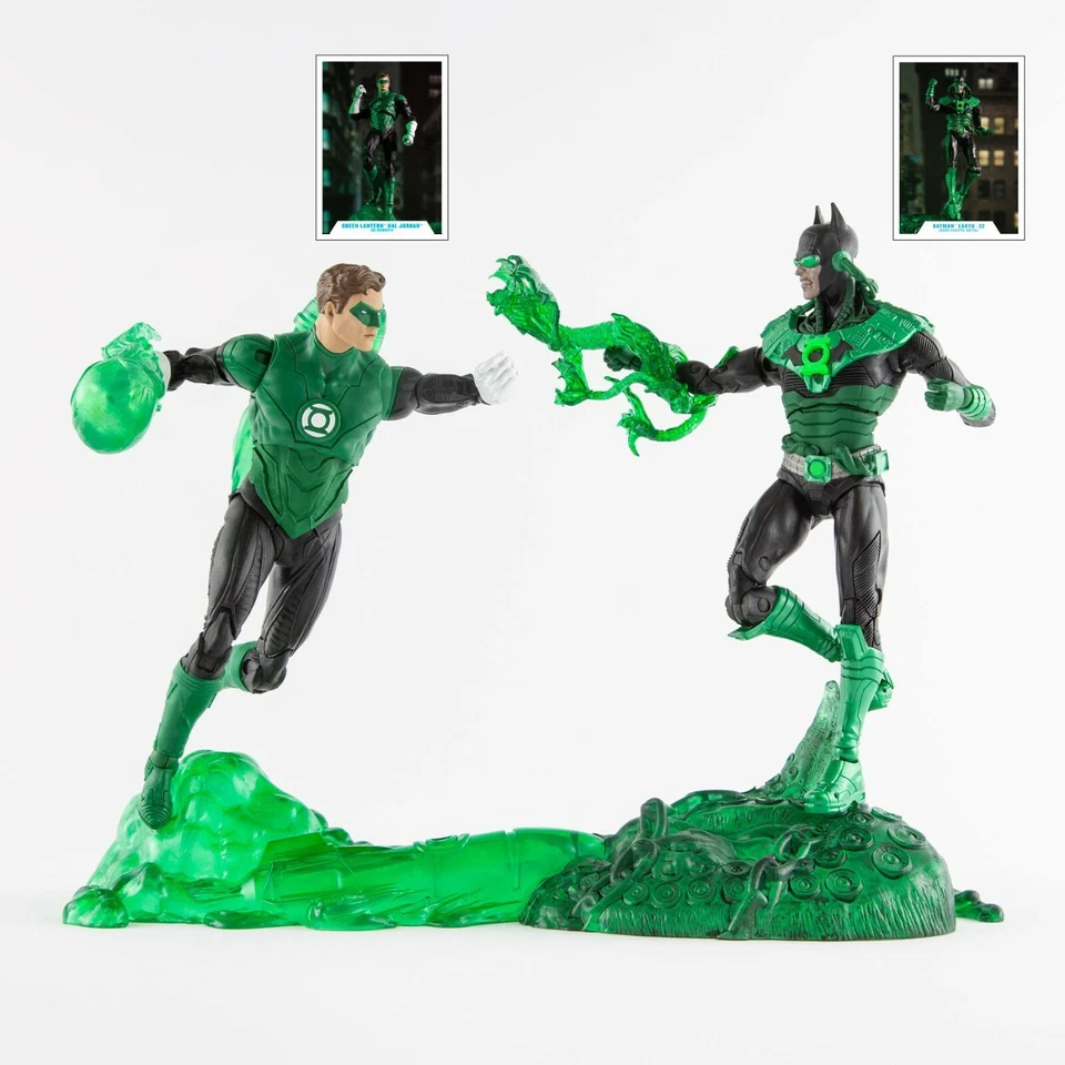 BATMAN EARTH 32 & GREEN LANTERN PACK 2 FIGURINES DC MULTIVERSE McFARLANE TOYS 18 - Photo 1/4
