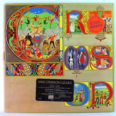 KING CRIMSON -  Lizard  1970 VERY RARE US WL Promo MONO LP EX      Robert Fripp