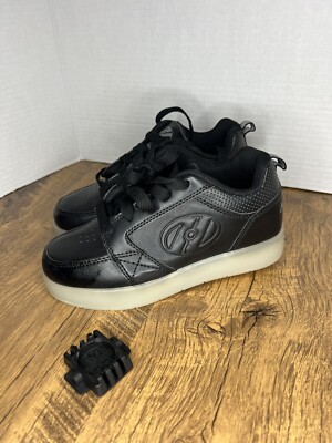 Heelys Premium Lo Skate Shoes Lace Up with Wheels 2y