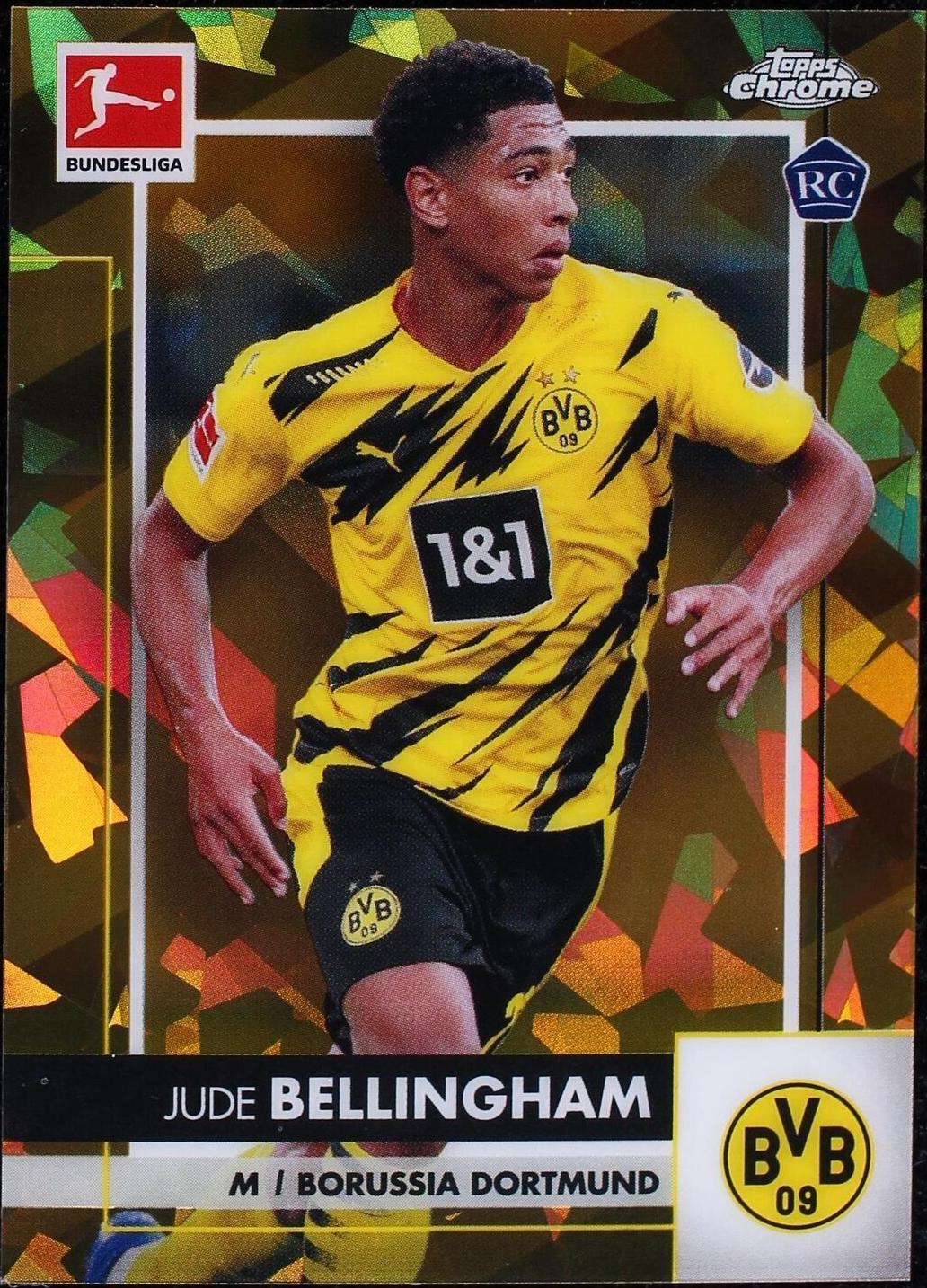 ジュード ベリンガム Topps Chrome Sapphire 2023 Topps Chrome UEFA Jude Bellingham Sapphire Variation