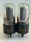 Pair of RCA 6V6GTA Vacuum Power Tube Vintage 1967 for Fender Guitar Amplifier