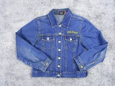 Harry Potter Jacket Kids Large 14/16 Denim Blue Jeans Casual Medium Wash