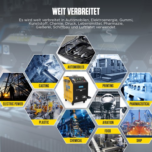 AUTOOL® HTS705 Trockeneisstrahlanlage Trockeneisstrahlgerät Reinigungsmaschine - Bild 5 von 14