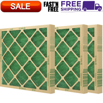 Flanders (12 Pack), 12'' X 12'' X 1'' Precisionaire Nested Glass Air Filter - NEW