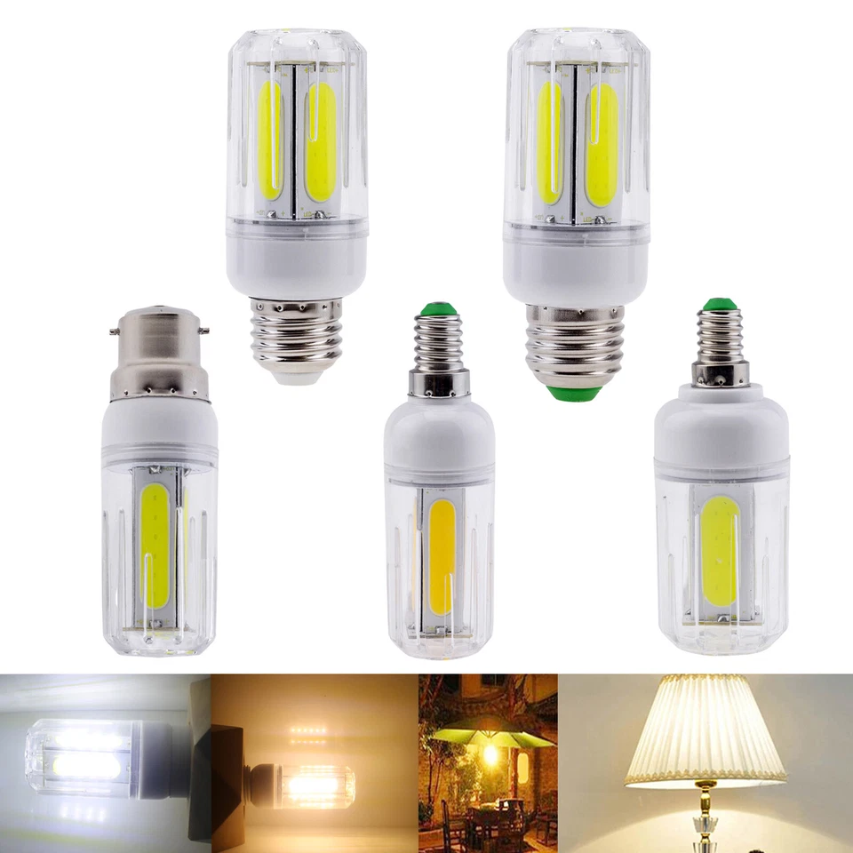 12W 16W LED COB Corn Light Bulbs E27 B22 E14 110V 220V Replace 80W Halogen Lamp - Image 2 of 4