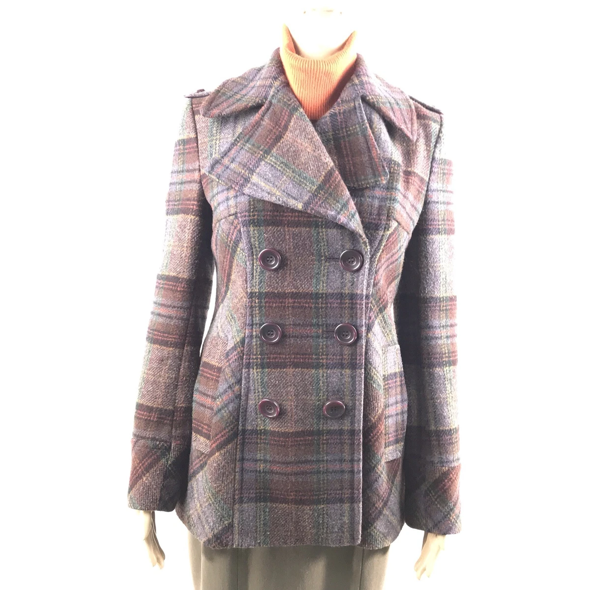 Wine peacoat shop