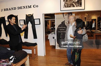 Mickey Drexler poses for a photo unveiling of the J Crew Special Selec- Photo
