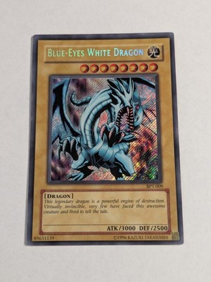 Yugioh Blue-Eyes White Dragon BPT-009 Secret Rare NM
