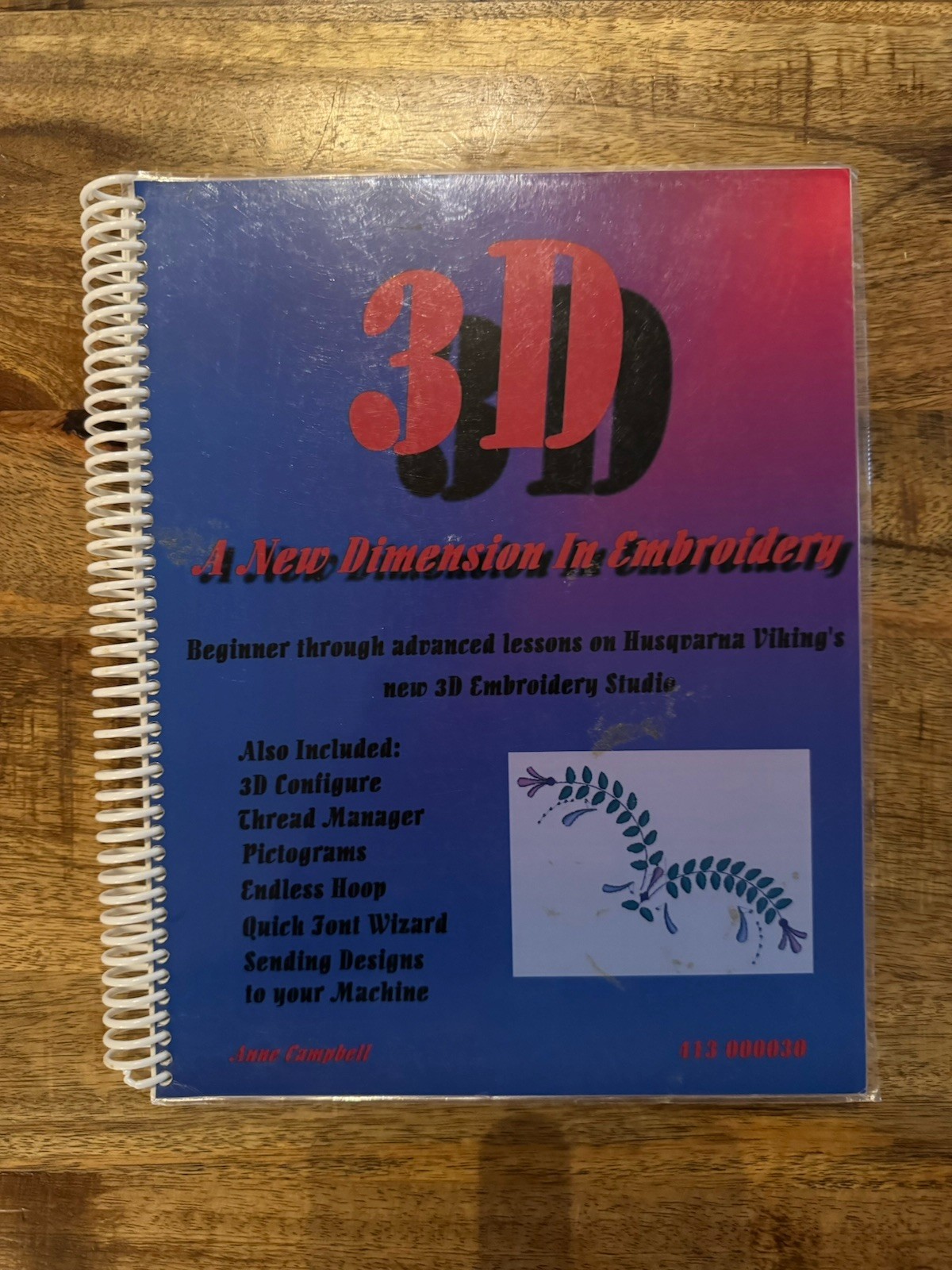 By Anne Campbell Instruction Book # 413 000030