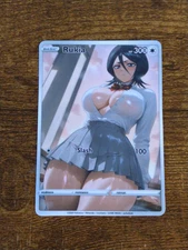 Beautiful Waifu Card Rukia Goddess ACG Custom DIY Fan Art Card
