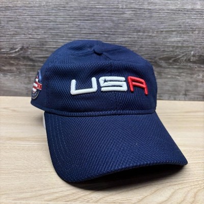 USA Ryder Cup Hat Cap Strap Back Mens One Size Navy Golf Champions 2016 New Era