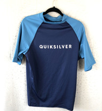 Quiksilver Shirt Mens XL Surf Rashguard UV Protection Quick Dry Swim Athletic