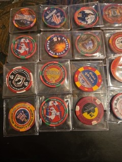 Lot Of 20 Las Vegas Casino Chips