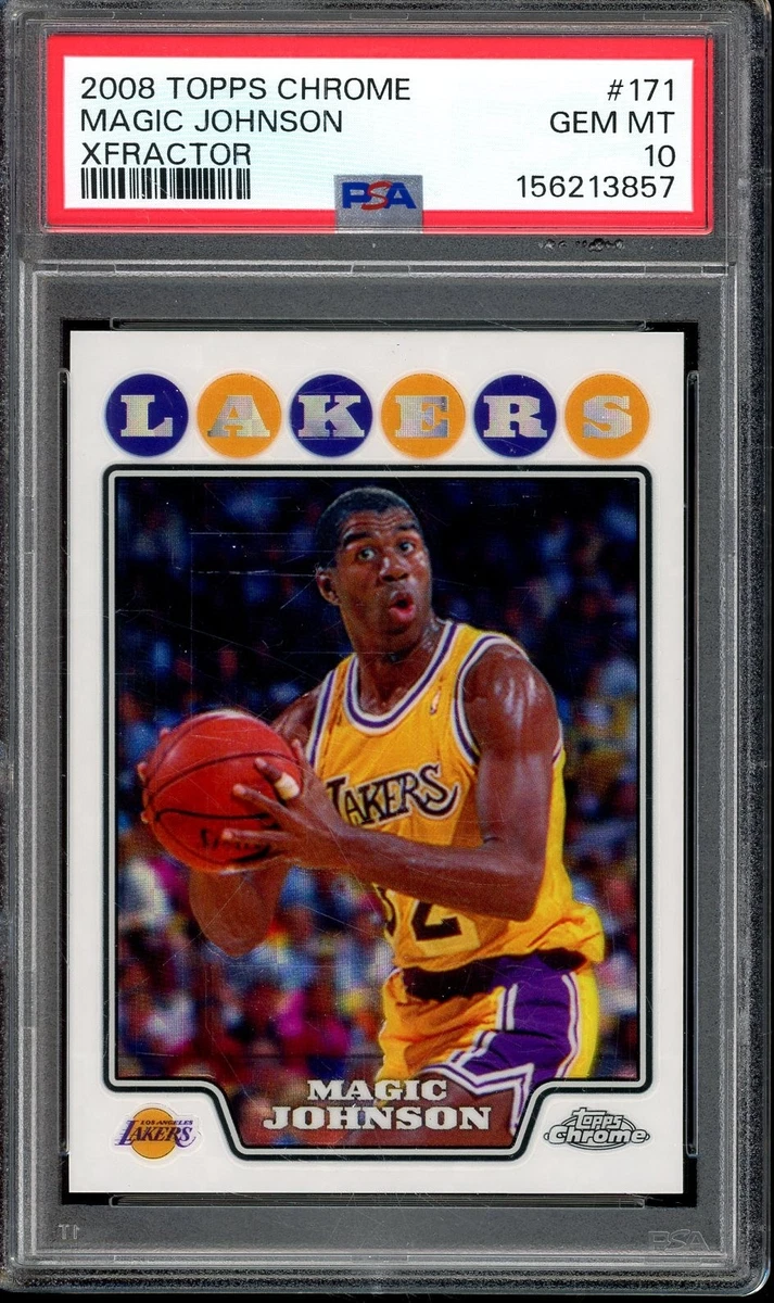Magic Johnson Professional Sports Authenticator (PSA) Basketball