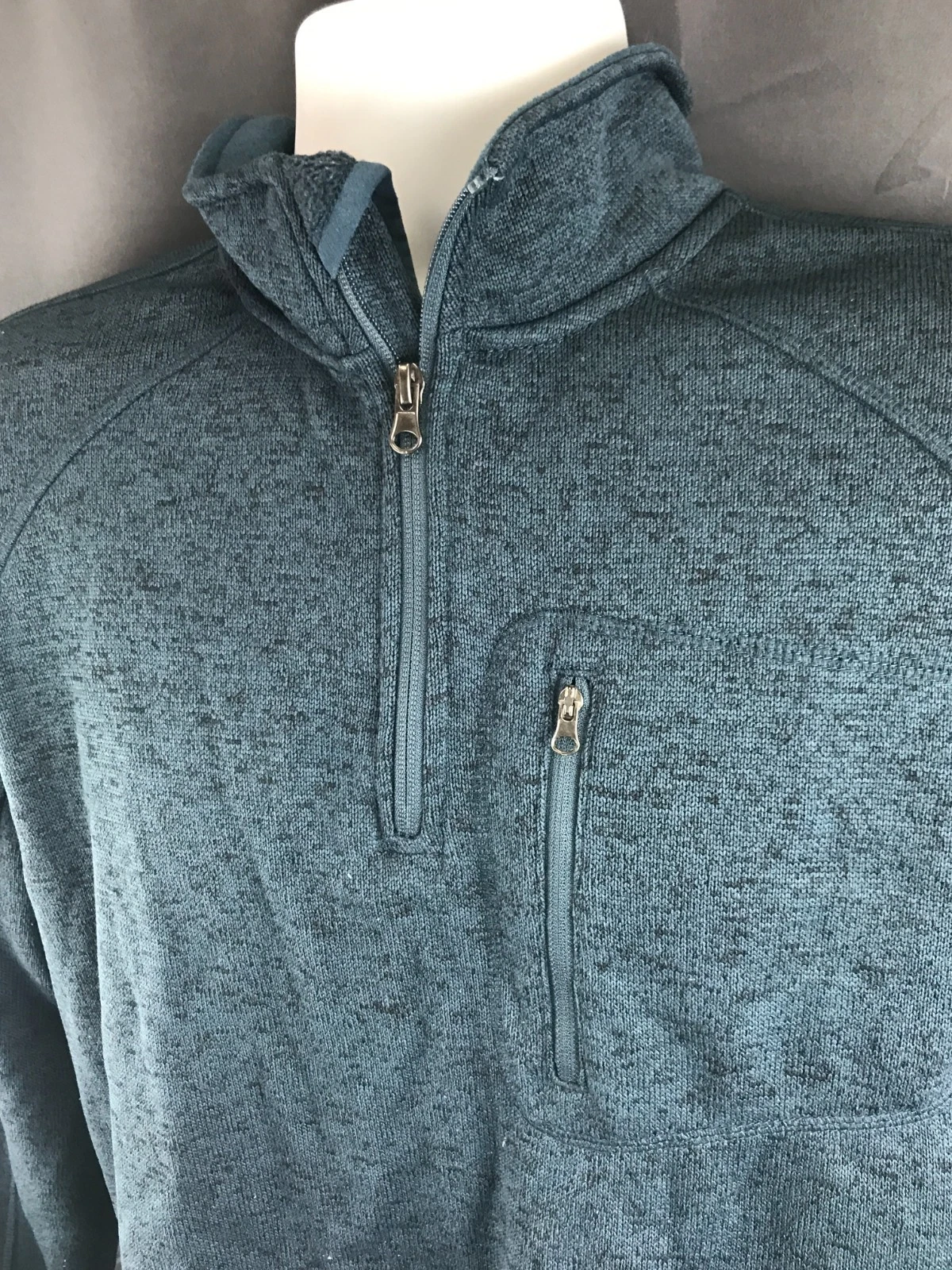 Magellan Outdoors Men's Blue Full Zip Fleece Jacket w/ Pockets Size Medium image 8