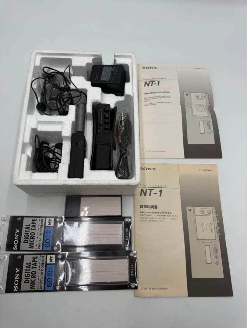 SONY デジタルレコーダー NT-1 マイクロレコーダー Sony NT-1 Scoopman Digital Micro Recorder Black Recording 1992