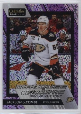 2023 O-Pee-Chee Platinum Violet Pixels /299 Jackson LaCombe #288 Rookie RC 1j6p