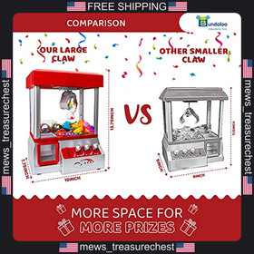 Claw Machine Arcade Game with Sound for Kids and Family Fun