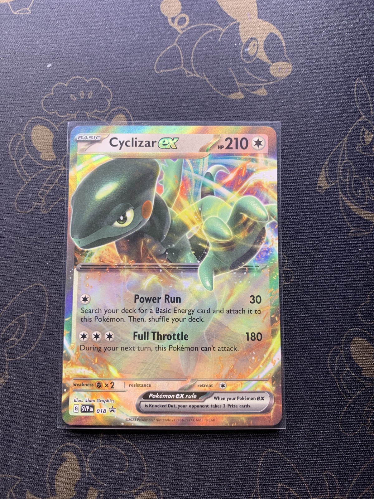 Pokémon TCG Cyclizar ex Sv Black Star Promos SVP018 Holo, M/NM
