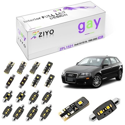 LED Innenraumbeleuchtung Set  für AUDI A3 S3 1996-2002 LED Lampen CANBUS Weiß
