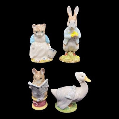 **ROYAL ALBERT BEATRIX POTTER** FIGUREN KONVOLUT PETER TAILOR OF GLOUCESTER REBECCA