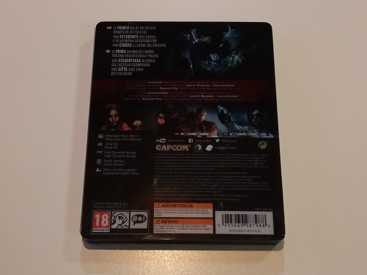 RESIDENT EVIL 2 SteelBook Edition PlayStation 4 EURO VERSION EUR 56,99 - ES