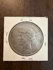 1922 Peace Silver Dollar Ungraded Fine Denver Mint Stamp