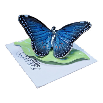 LITTLE CRITTERZ Blue Morpho Butterfly ''Venus'' Miniature Figurine New LC521