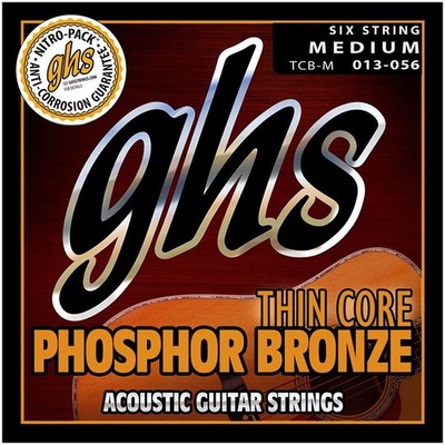 Saiten Westerngitarre GHS Thin Core Bronze Medium TCB M Gitarren Saiten Gitarren