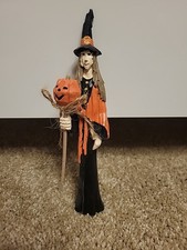 Ventage, Halloween Witch Decore With Pumpkin 7.5"