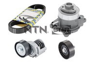 SNR KAP857.500 Wasserpumpe + Keilrippenriemensatz FüR Audi,Seat,Skoda,Vw